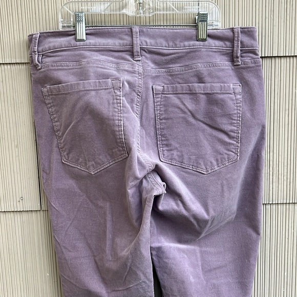 Loft Curvy Skinny Lavender Corduroy Pants Size 8/29 - Picture 7 of 10
